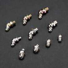 Youyijia 130PCS Grease Nipple M6 M8 M10 Iron Nickel Plating Zerk Grease Gun Nipple Fitting Assortment Set Fittings Straight And 90 And 45 Degree Grease Gun Mouth - Variant1 - View 2
