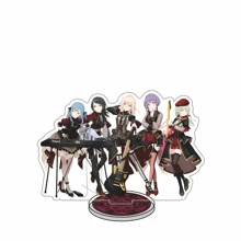 Figuras de anime BanG Dream! Roselia Band Cosplay - Soportes acrílicos modelo decoración dulce, señal de pie para fans, regalo de 15CM