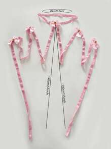 1pc Sexy Girl Bowknot Leg Garter, Elastic Leg Chain Accessories