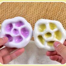 1 pieza Bola antiestres tipo batido, bola moldeable antiestrés, bola hecha a mano tipo taba, juguete texturizado tipo crema esponjoso, bola antiestrés como regalo de empaque| Juguetes antiestrés para la ansiedad y la relajación
