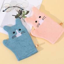 2 件装浴巾、身体磨砂手套、沐浴海绵、儿童/婴儿沐浴手套、足部去角质剂、沐浴泡沫手套、柔软清洁手套 - 彩色 - 查看 12