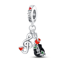 925 Sterling Silver Women's Jewelry Lipstick Perfume High Heels Imitation Series Charms Dress And Flower Charms Red High Heels Charms Suitable For Women's Bracelets DIY Jewelry Making And Daily Clothing Matching Jewelry Decoration Suitable For Girls