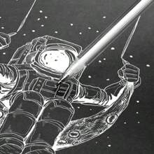 6Pcs/Set White Gold Silver Gel Pens, 0.5 Mm Extra Fine Point Pens Gel Ink Pens For Black Paper Drawing, Sketching Back To School