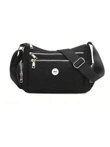 Mochila Bolso Mujer Nylon Multifuncional Con Usb P/ Viaje - Rosa vieja - Ver 4