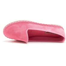 Fashionable Versatile Minimalist Casual Rhinestone Decor High Heels - Hot Pink - View 4