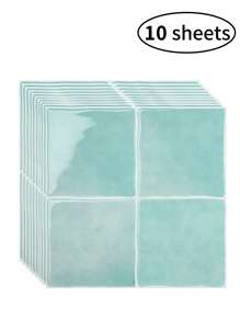 Peel And Stick Square Wall Decals For Effortless Kitchen And Bathroom Makeovers Gifts Birthday Graduation Room Decor Home Decor Wall Decor Bathroom Decor Bedroom Decor Room Decoration Stuff Living Room Decor House Decor Home Decor Living Room Wall Paper Stickers Wallpaper Wall Stickers Wall Sticker - Multicolor - View 19