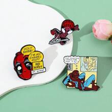 Disney Disney 1/3 Pcs Creative Cartoon Brooch Set Personalized Character Styling Enamel Pins Backpack Clothing Jewelry Metal Badge Accessories A Gift For Friends