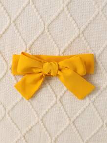 Baby Girls' Cute Square Collar Floral Ruffled Romper With Headband, Casual Style, Spring/Summer