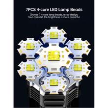 NetHong High Powered 26000000LM LED Flashlight Super Bright Torch Rechargeable Lamp UK - Black - View 10