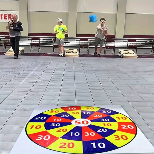 Bean Bag Toss Game Set - 39.4"/59.1" Target Board With 3 Sandbags - Carnival Throwing Competition Supplies - No Power Needed - Suitable For Outdoor Activities, Parties, Camping And Picnics - Fun Family And Group Activities