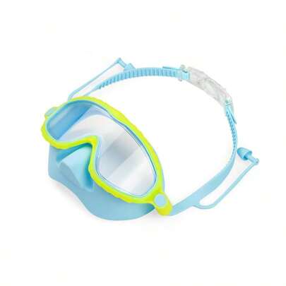 Gafas de natación antivaho de gran marco para niños, gafas de natación de alta definición para equipamiento de entrenamiento de natación infantil