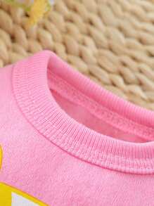 1pc Spring Fleece Puppy Outfit, Cute Frog Design For Small Dogs Like Chihuahua, Kitten, Teacup Dog, Teddy Pet Clothes - Coral Pink - View 8