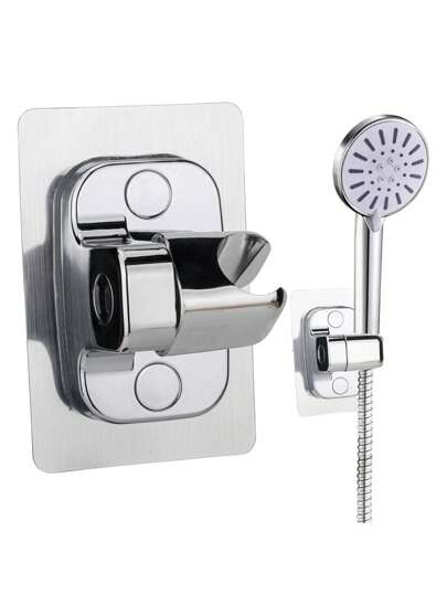 1 件可调节淋浴喷头支架、浴室配件、房间装饰