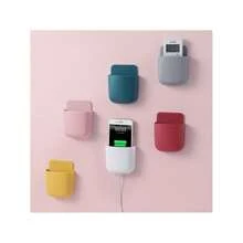 遥控器收纳盒，壁挂式床头架，可放置电视、空调、手机充电，无需钻孔