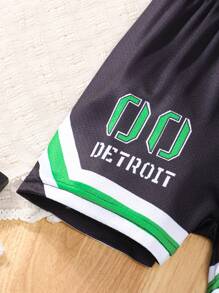 3 件装男童速干短裤，年轻男孩夏季运动网眼轻便透气篮球训练裤，男孩宽松