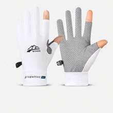 1 Pair Unisex Outdoor Cycling Sports Half Finger Gloves