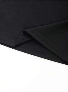 Camiseta de Cuello Redondo con Estampado de Mamá y Abuela, Top Casual de Manga Corta para Primavera y Verano, Ropa para Hombres y Mujeres - Negro - Ver 6
