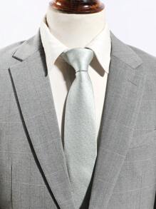 1 pièce Cravate décontractée de mode pour homme, motif vert menthe unicolore, haute densité de 1200 aiguilles, faite main. Convient pour les fêtes, sorties, école, mariage, correspondance de scène