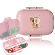 Filcowe wiszące torby do przechowywania na sofę i stolik nocny, projekt z otwartą pokrywą, organizer oszczędzający miejsce na niezbędne rzeczy, telefon, pilot, chusteczki - idealny do wystroju domu i łatwego dostępu, otwarte pojemniki do przechowywania do organizacji domu, torba na leki, przenośny zestaw pierwszej pomocy, urocze etui na tabletki, wakacje, podróże, kemping, organizer na tabletki - Różowy - Zobacz 11