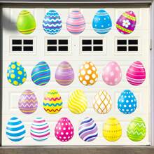 Garage Door Magnets Colorful Easter Egg Magnets Decorative Refrigerator Car Magnetic Stickers - Multicolor - View 6