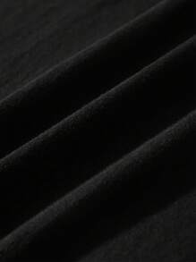 Women Round Neck Short Sleeve Fashion Heart Print Casual Daily T-Shirt Graphic Tees Women Tops - 黑色 - 查看 5