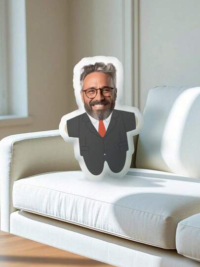 1 Customized Pillow, Highly Personalized Pillow, Color Changeable Character Clothing, Customized Unique 3D Pillow, Customized Pillow, Profiled Pillow, Personalized Gift, Special Gift For Him/Her, Romantic Gift, Friend Gift, Gift For Friends, Bedroom Decoration, Valentine's Day Decoration, Friends, Family, Brothers And Sisters, Lovers, Birthday, Anniversary, Valentine's Day, Graduation Ceremony, Wedding, Mother's Day, Father's Day, Christmas Gifts