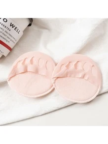 1 Pair Of Foot Relief Feet: Breathable And Comfortable Foot Pads - Invisible Half-Size Mats, Foot Pads, Non-Slip Shock Absorption, Soft Fabric, Foot Cushioning, Comfortable And Breathable, Back To School Supplies, Boots Accessories For Shoes For Women, For Outdoor, Sport, Travel, Household, Office, School