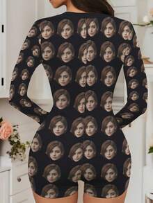 رومبير رومبر مصنوعة من قماش ناعم وقابل للتنفس، مخصصة بصور كاملة للجسم وتبديل الوجوه المضحكة، خفيفة الوزن وسريعة الجفاف، هدية مثالية للأصدقاء والأحباء والشركاء، مناسبة تمامًا للحفلات وأعياد الميلاد - متعدد الألوان - مشاهدة 2