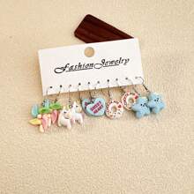 Casual & Fun Cute Series Earrings Set