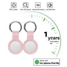 2 个带外壳的 A 标签、RSH Finder 安全 SmartTrack Link 智能标签，适用于 IOS 查找我的钥匙 BLE 无线 GPS 追踪器，适用于钱包宠物耳塞行李 MFi Finder，适用于 IOS 查找我的网络（不适用于 Android 系统）