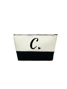 Black Heart Letter Print Makeup Bag, Gift For Girls, Red Air Cushion Beauty Bag,Travel Charger Storage Bag - Black and White - View 30