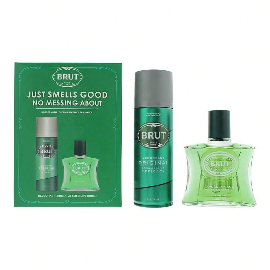 Brut Original Aftershave 100ml + Deodorant Spray 200ml - 芳香馥奇 - 查看 1