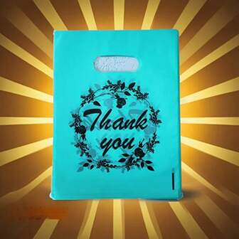 100个/批塑料袋感谢花自粘袋婚礼生日派对礼品袋珠宝包装袋