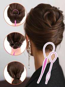 6 pièces/Ensemble de brosses à cheveux pour enfants, bouteille de spray pour cheveux, anneau de tresse, peigne à queue de rat, brosse à cheveux pour volume, brosse à cheveux pour le contrôle des pointes