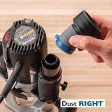 Dust Right Flexiport Power Tool Hose Kit, 3 To 12' Expandable Hose & 4 FlexiPorts - Lightweight Dust Collectors For Woodworking Power Tools - Dust Collector Hose For Shop Vacuums, Table Saw & More - 1 - 查看 7