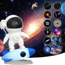 Planet Projector, Galaxy Star Projector Light, 360° Rotatable Galaxy Projector, Galaxy Night Light Projector, Suitable For Home And Friends, Ceiling Bedroom Living Room Decor, Birthday Christmas Gift