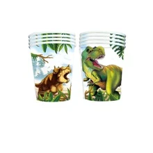 10/20/50pcs Disposable Dinosaur Themed Party Supplies, Suitable For 1st Birthday Party, T-Rex Themed Tableware Decor, Birthday & Picnic