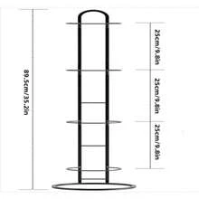 Basketball Storage Rack - Black - View 6