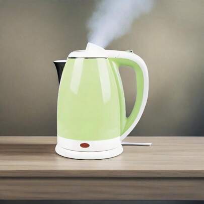 Hervidor De Agua Eléctrico - Cafetera De Acero Inoxidable, Hervidor De Té De 2 Litros, Hervidor De Agua Eléctrico Con Apagado Automático Protección Contra Ebullición En Seco, Potencia De Ebullic