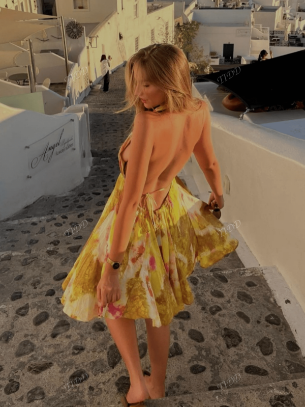Rochie pentru femei, fără mâneci, fără mâneci, cu decolteu în V, fără spate, rochie boho, bani vechi, ținută de Ziua Sf. Patrick, Rochie de Paște Femei, Ținute de vară, Ziua Sf. Patrick, BOHO, Western Wear Femei, Tinuta de concert femei, Festival de ținute rave, Ținute de concert country, ținute Nashville, ținute Nashville Wear, Ibiza rochie,