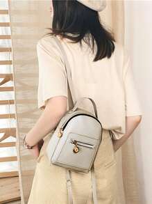 1pc Fashion Women Backpack Mini Soft Touch Multi-Function Small Backpack Female Ladies Shoulder Bag Girl