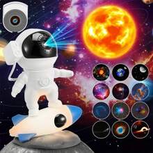 Planet Projector, Galaxy Star Projector Light, 360° Rotatable Galaxy Projector, Galaxy Night Light Projector, Suitable For Home And Friends, Ceiling Bedroom Living Room Decor, Birthday Christmas Gift