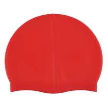 BUYTITI Silicone Swim Cap - 紅色 - 查看 2