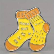 1pc Unique Zinc Alloy Creative Enamel Badge Brooch For Men And Women - Fashion Accessory Pin For Backpacks, Hats And Jackets - Perfect Birthday Gift For Friends And Family