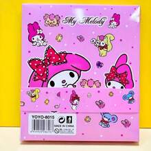 Sanrio Sanrio 12 sztuk My Melody & Kuromi Kids Stationery Gift Set: plastikowa linijka i gumki, odpowiednie na urodziny, upominki na przyjęcia, artykuły szkolne i nagrody - linijka uniwersytecka, bez piór