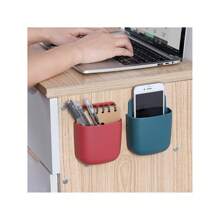 遥控器收纳盒，壁挂式床头架，可放置电视、空调、手机充电，无需钻孔