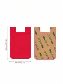 Cell Phone Wallet Silicone Stick On Card Holder Back Phone Adhesive Back Of Cell Phone Wallet For Check ID Business Card Compatible Works With Most Smartphones Minimalist Universal Adhesive Phone Back Bag Phone Back Wallet Pocket Compatible With Most Smartphones And Protective Cases Card Covers For Vacation Card Holder Wallet Business Card Holder Credit Card Holder Women For Women For Men Card Wallet Magsafe Wallet Cell Phone Purse Cellphone Bag - Multicolor - View 13