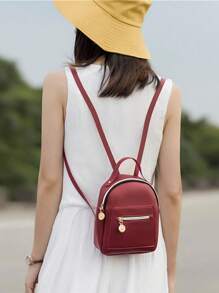 1pc Fashion Women Backpack Mini Soft Touch Multi-Function Small Backpack Female Ladies Shoulder Bag Girl