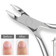 1pc Stainless Steel Cuticle Trimmer, Precise & Sharp Cuticle Cutter, Professional Nail Grooming Tool For Hangnail Removal, Ideal Gift