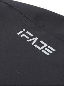 Pantalones cortos deportivos estilo novio Corelite para hombres con gráfico de letras, shorts para gimnasio, shorts jogger, con bolsillo con cremallera y cordón, para entrenamiento, , gimnasio en verano